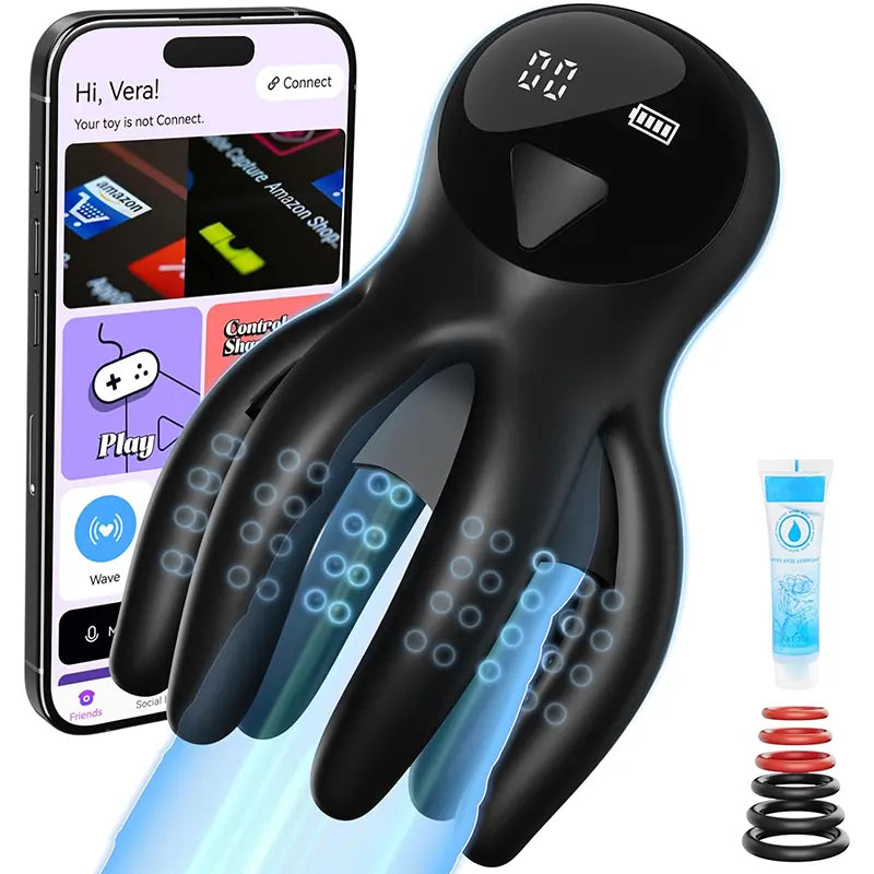 3-in-1 Male Octopus Penis Vibrator
