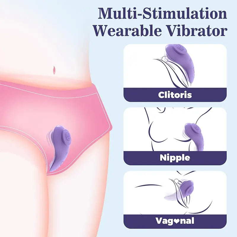 Magnetic Remote Clitoral Pleasure Stimulator