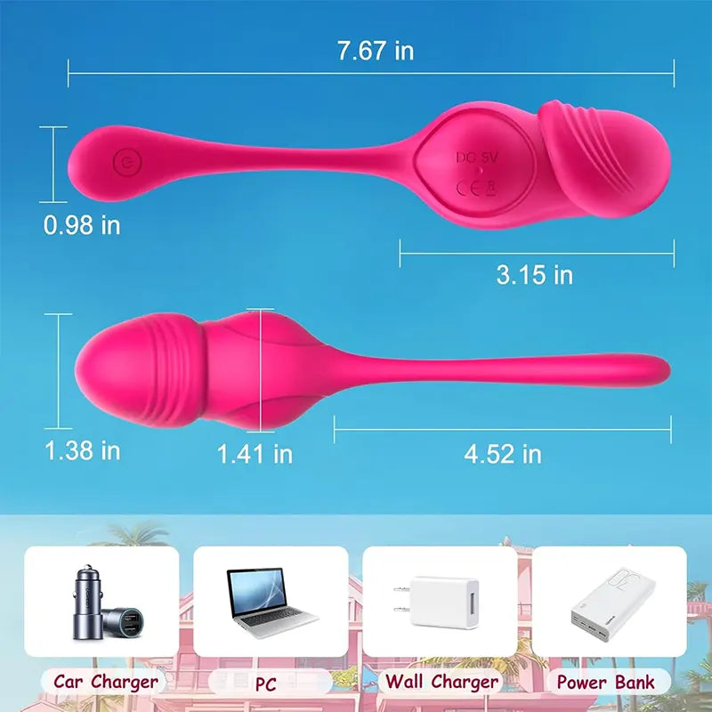 Bluetooth App-Controlled G-Spot Bullet Vibrator
