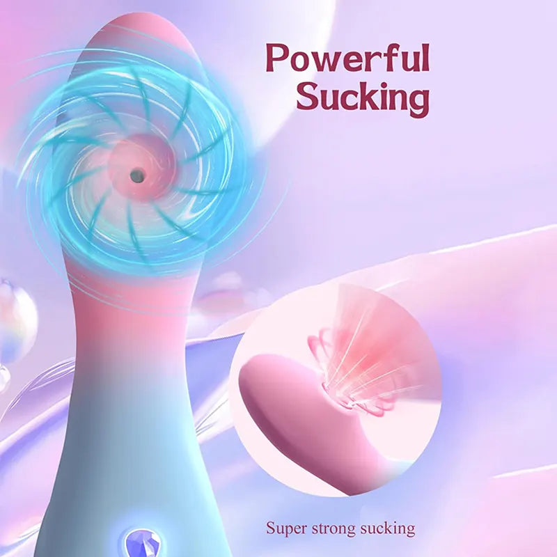 Female 9 Mode G-Spot Clitoral Sucking Vibrator
