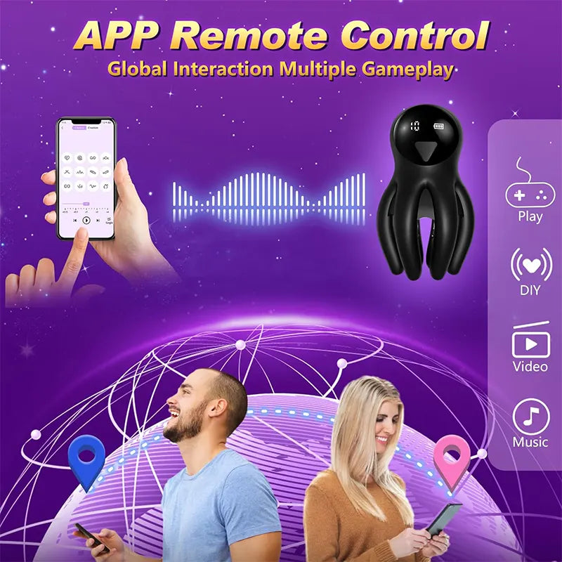 3-in-1 Male Octopus Penis Vibrator