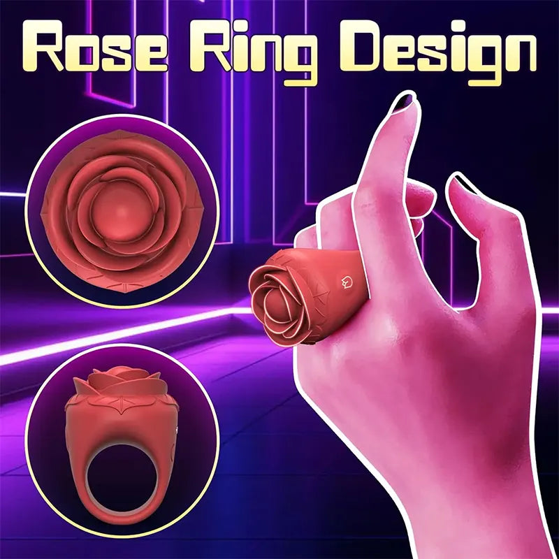 Rose Petal Mini Clitoral Vibrator