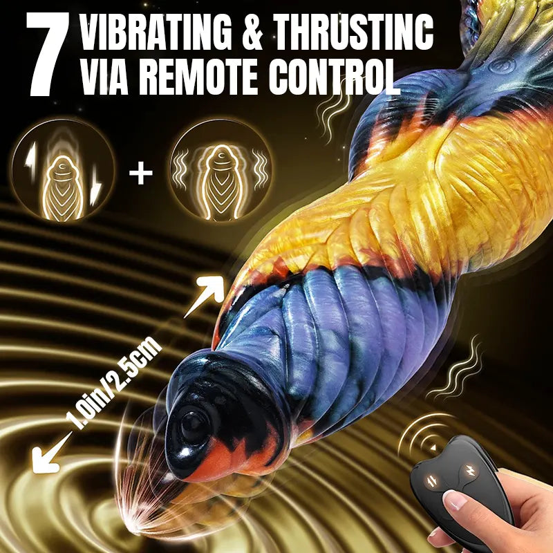 Phoenix Fantasy Thrusting Monster Dildo