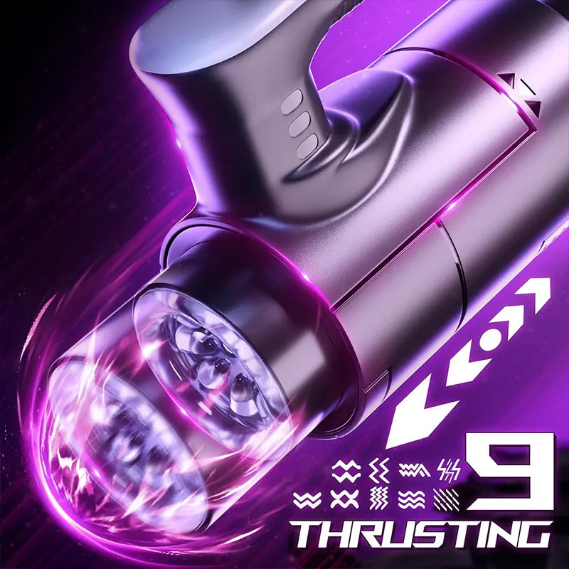 Thrusting Male Masturbator – 9-Mode Pocket Stroker