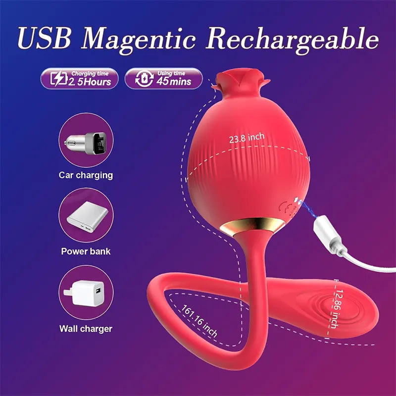3-in-1 Pomegranate Pleasure Toy
