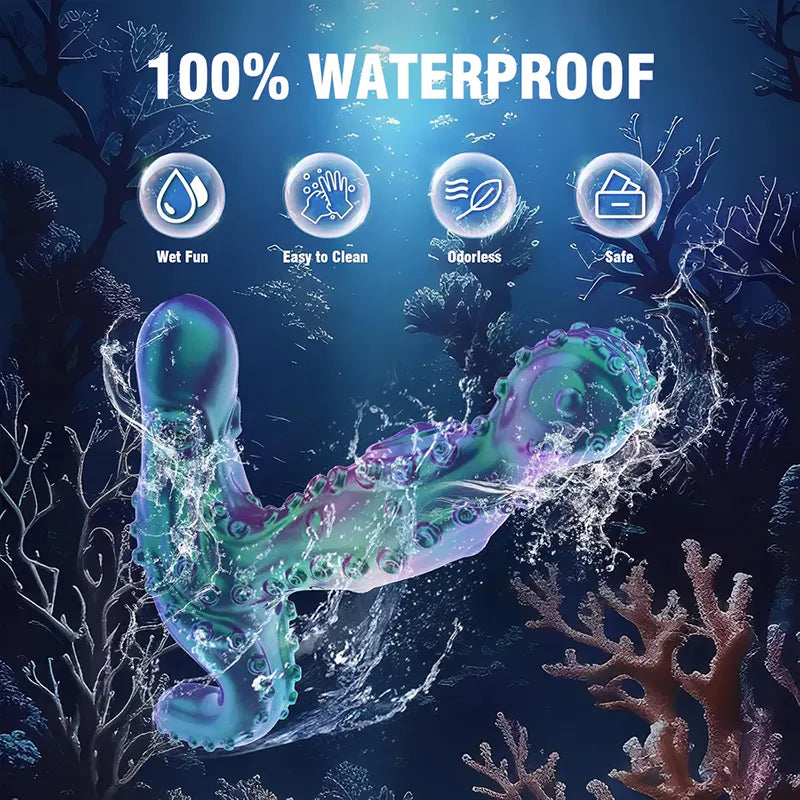 Octopus Tentacle 360° Rotating G-Spot Prostate Massager