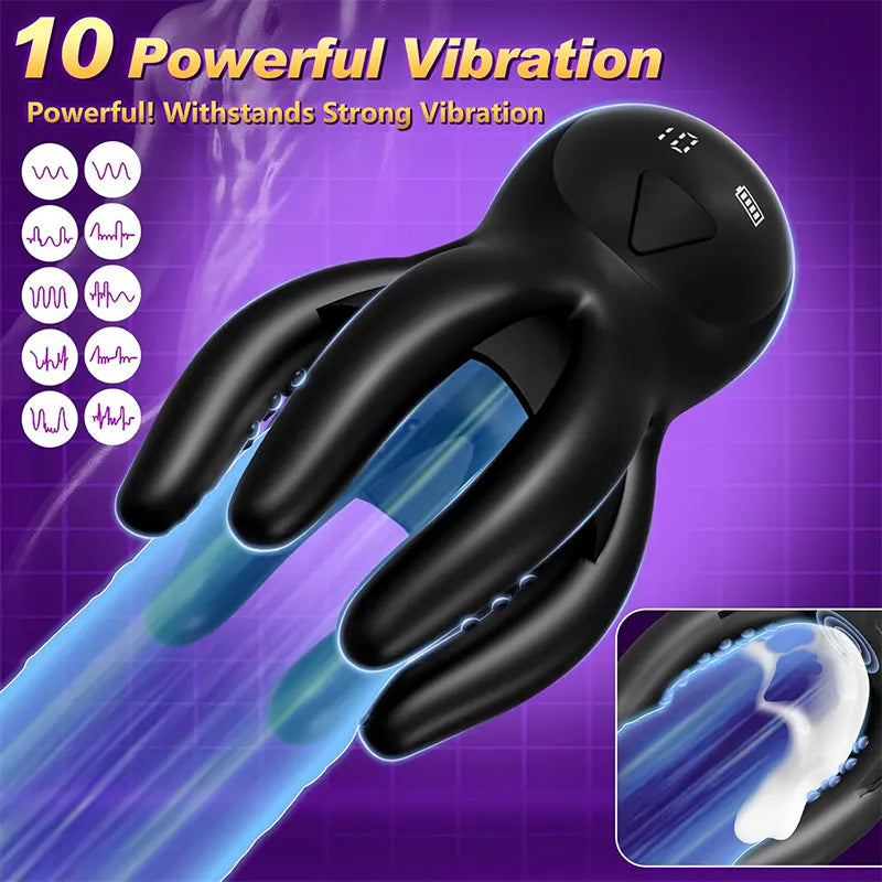 3-in-1 Male Octopus Penis Vibrator