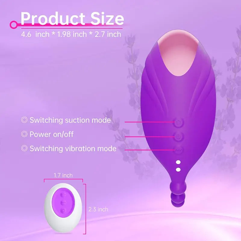 2 in 1 Sucking Clitoris G-spot Pleasure Sex Toys