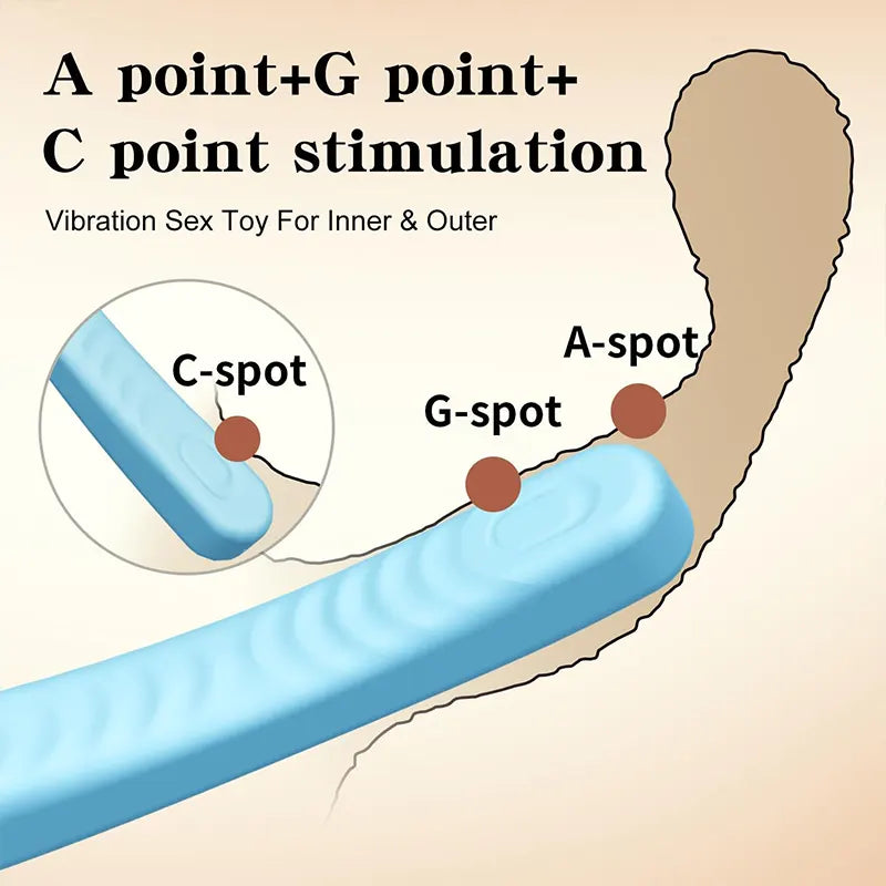 Silicone Soft Mini Clitoral G-spot Pleasure Vibrator