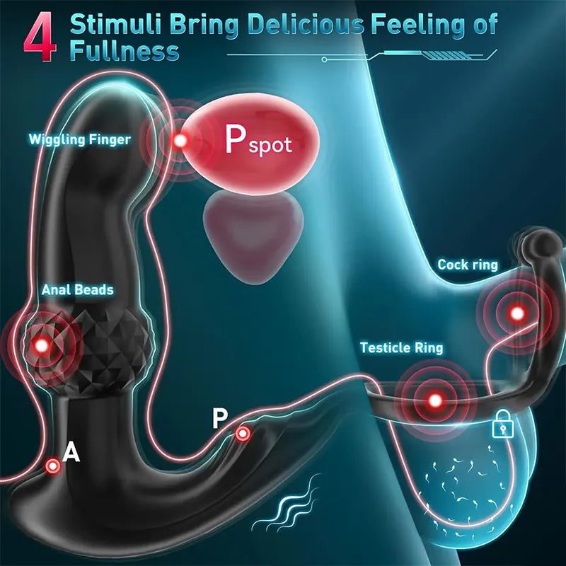 ProFlex Prostate Massager with Remote Control & Dual Motors