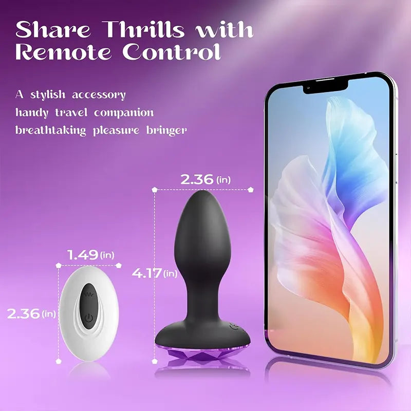 Sensational Surge Rotating Vibrating Anal Plug