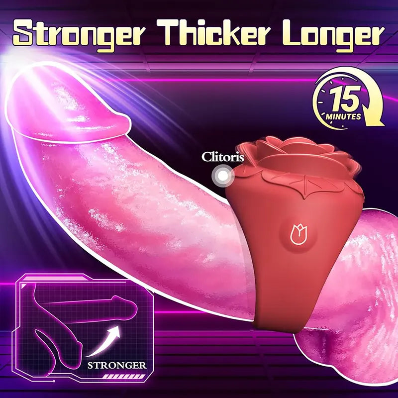 Rose Petal Mini Clitoral Vibrator