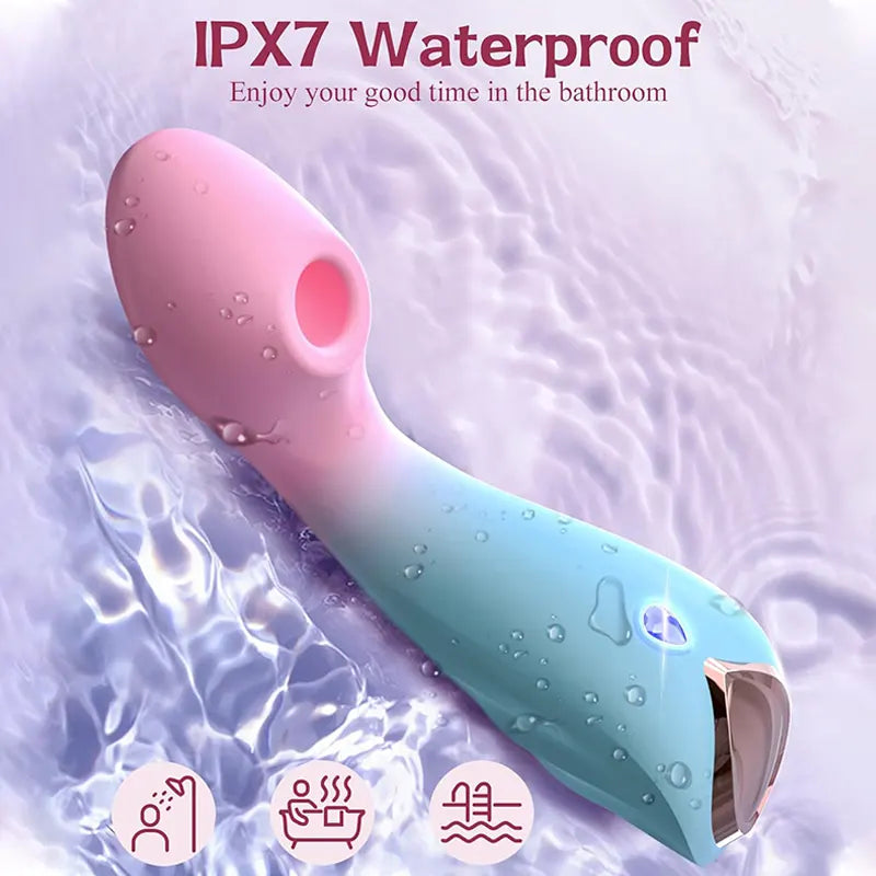 Female 9 Mode G-Spot Clitoral Sucking Vibrator