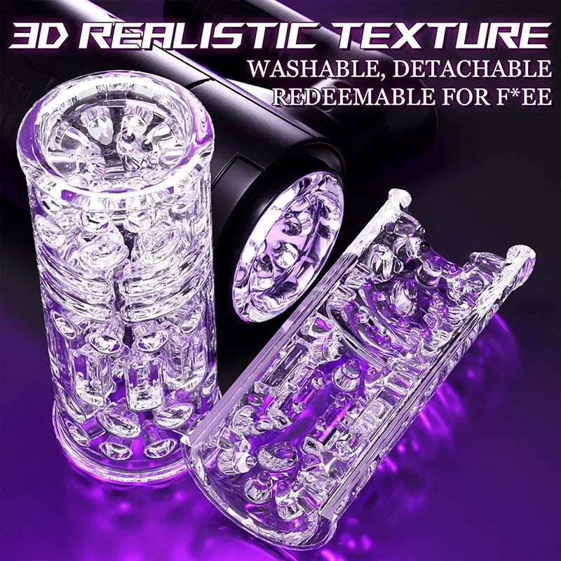 Thrusting Male Masturbator – 9-Mode Pocket Stroker