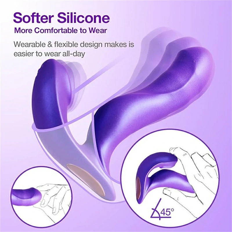 Dual Stimulation Thrusting Wearable Vibrator