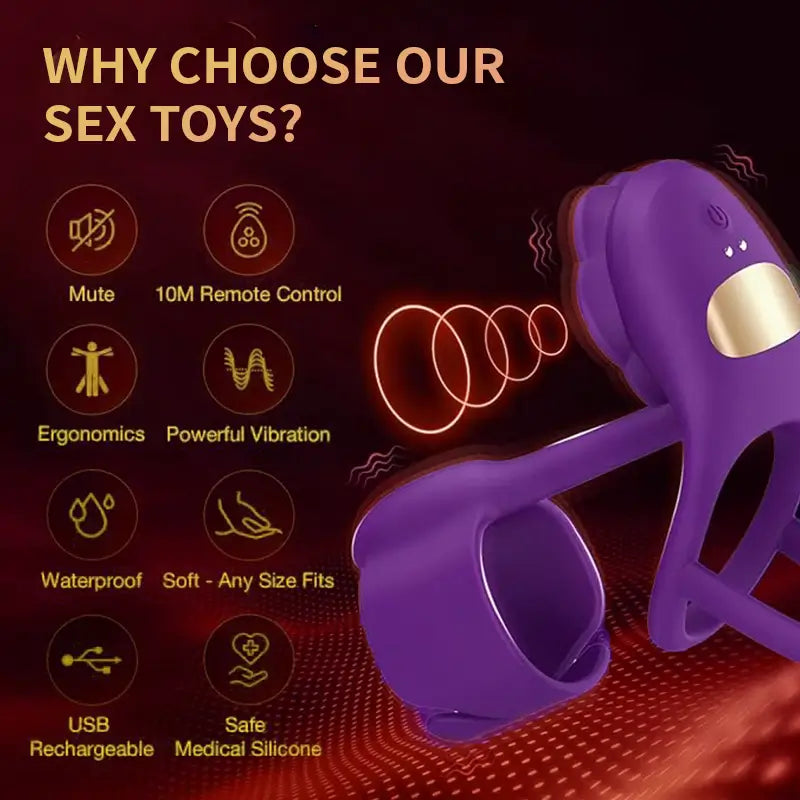 Rose_Remote_Locking_Cum_Cock_Ring