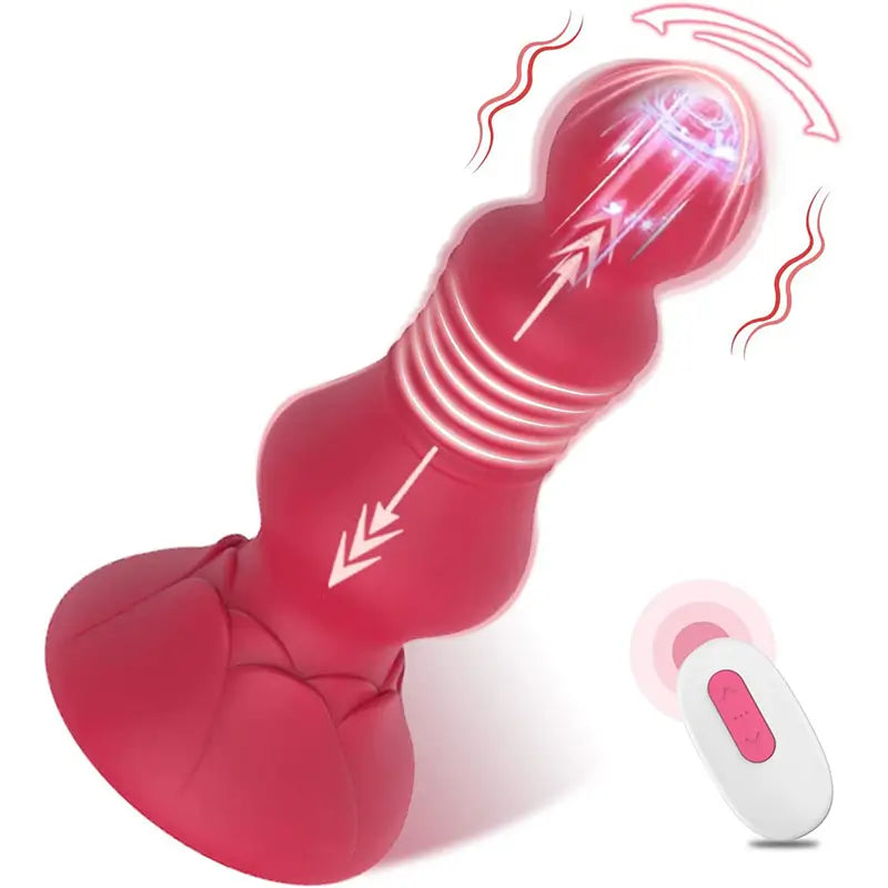 Remote_Control_Retractable_Rose_Vibrating_Anal_Plug6
