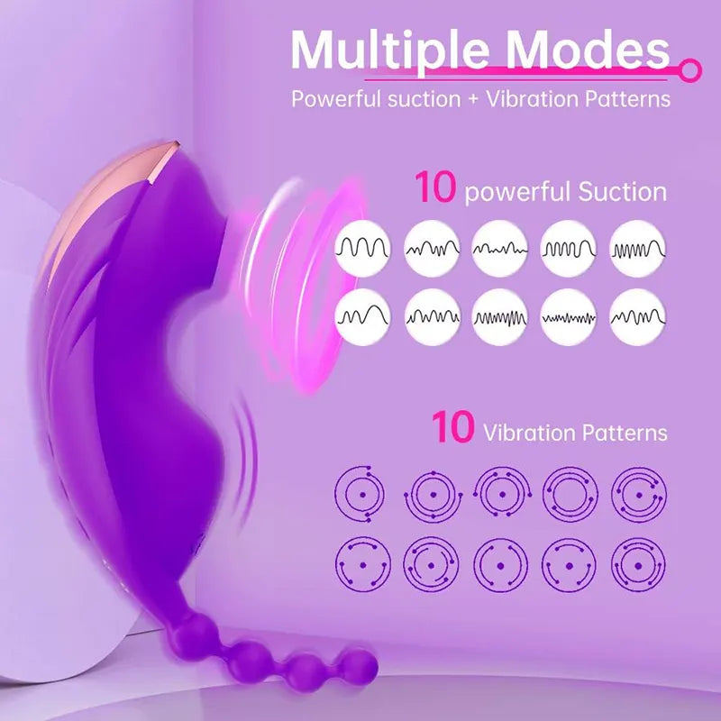 2 in 1 Sucking Clitoris G-spot Pleasure Sex Toys
