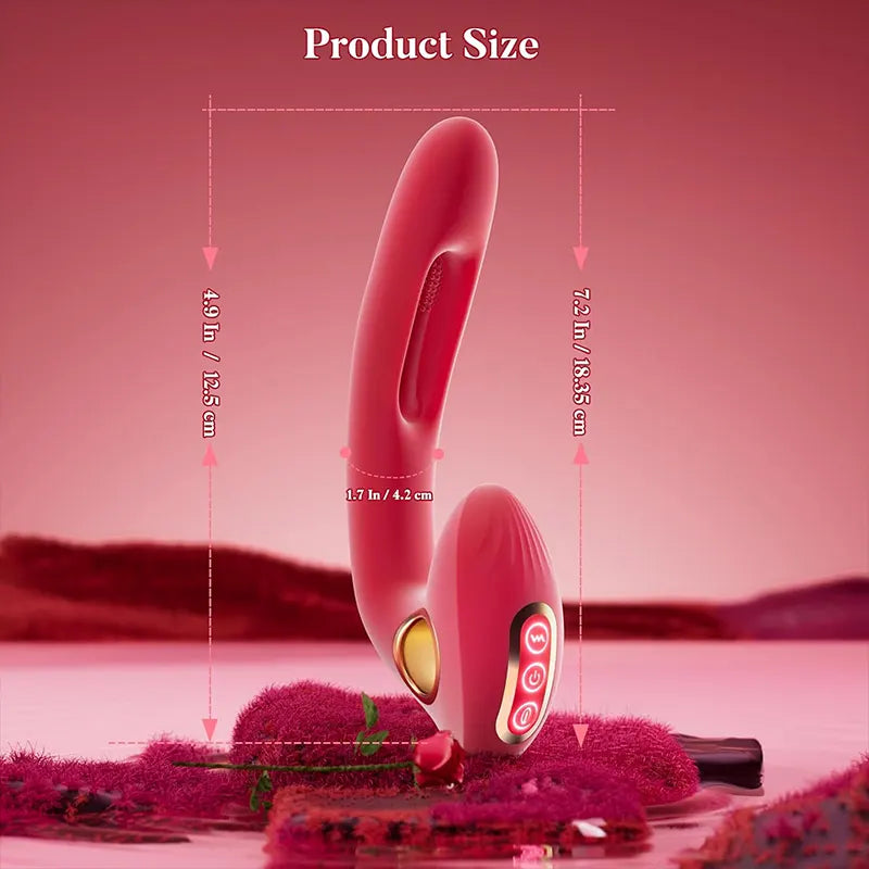 Tongue Slapping G-Spot Pleasure Vibrator