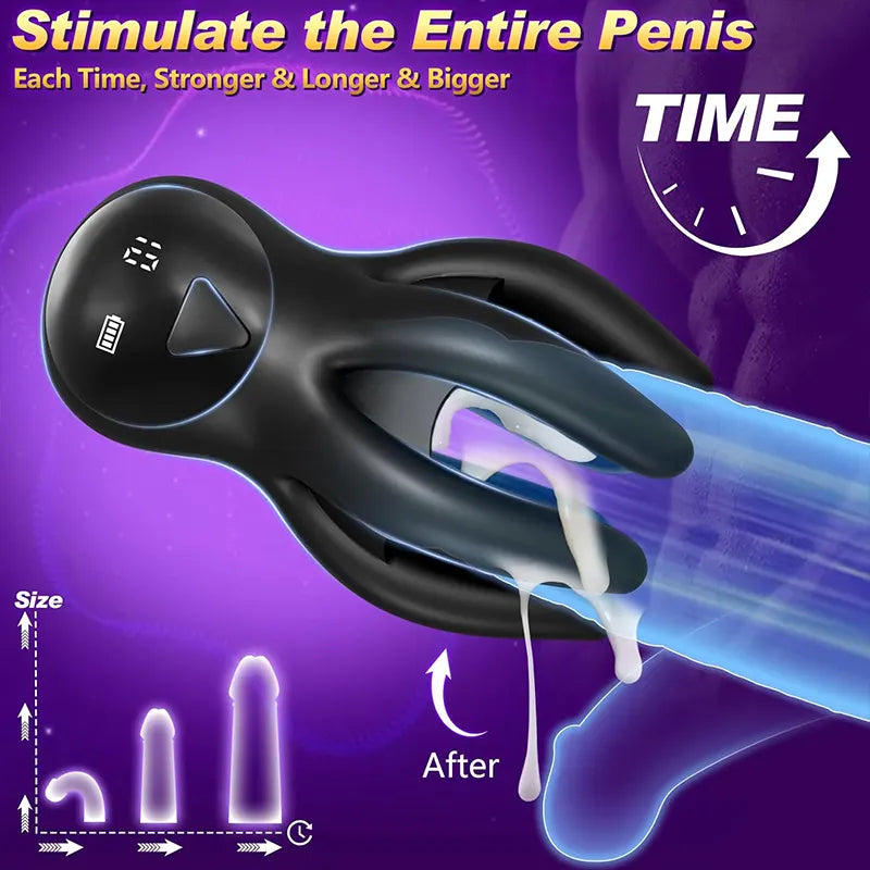 3-in-1 Male Octopus Penis Vibrator