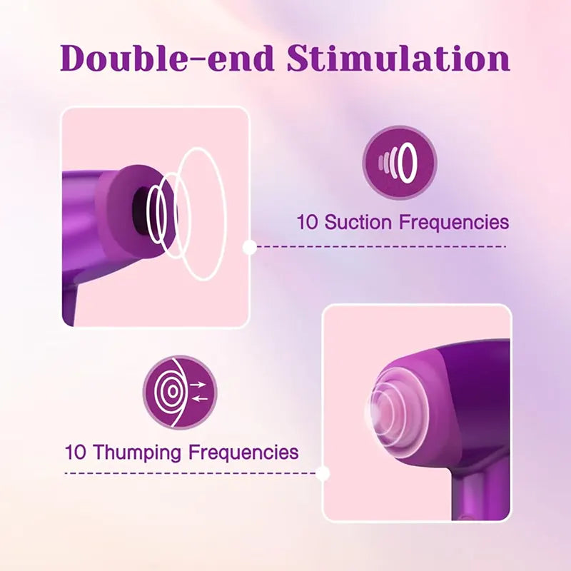 Vibe Pulse 2-in-1 Clit and Nipple Stimulator