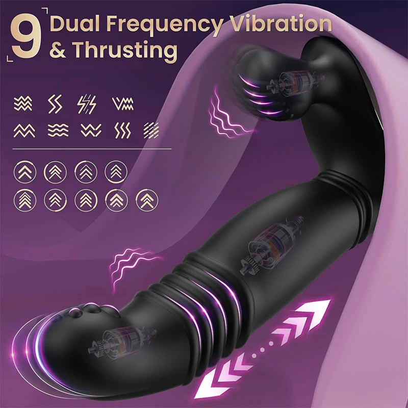 Tri-motor Strong Vibration Prostate Massager