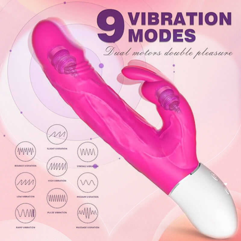 Rabbit Eared G-spot Clit Vibrator: Dual Stimulation