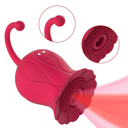 Rose Vibrator Female Erotic Toy