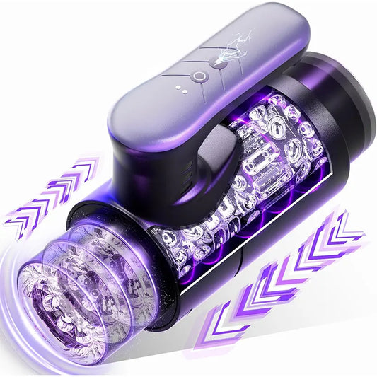 Thrusting Male Masturbator – 9-Mode Pocket Stroker