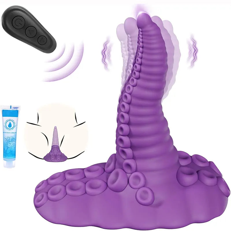 Remote Control Tentacle Sucker G-Spot Vibrator