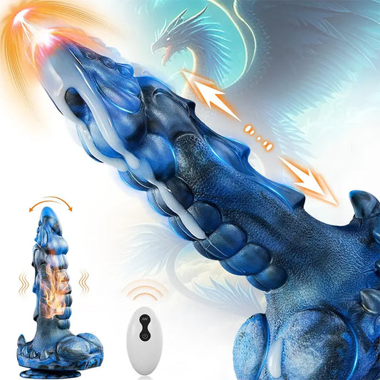 9.5" Thrusting Monster Dildo – Heated Fantasy Vibrator