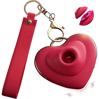 Heart Shaped Suction G-Spot Pleasure Vibrator