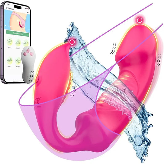 Dual Stimulation Wearable G-spot Vibrator