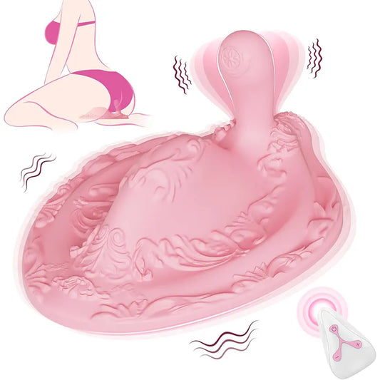 Cushion Remote Control Rear Dildo Vibrator