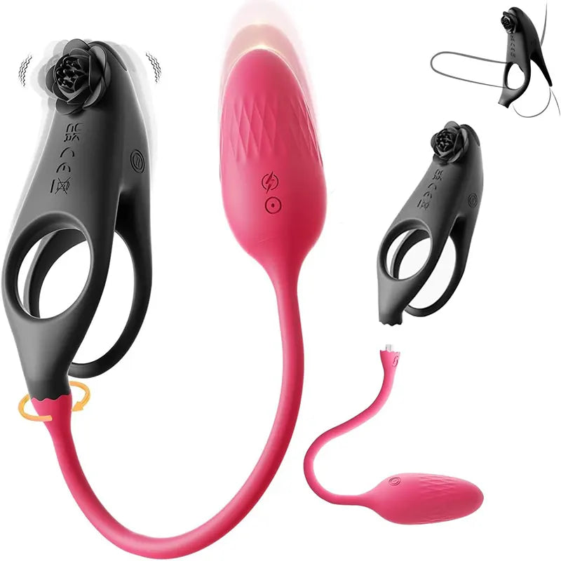 Multifunctional Couple Remote Control G-Spot Penis Ring