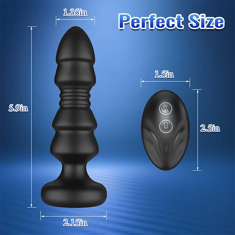 Remote Vibrating Butt Plug & G-Spot Stimulator