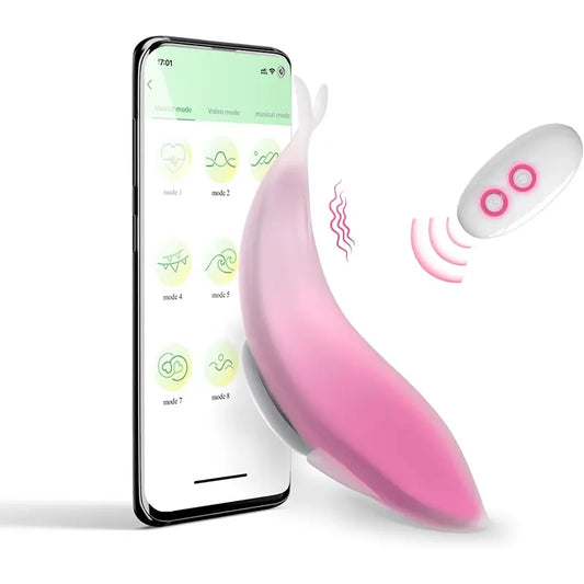 Remote Control Whale G-Spot Wearable Vibrator