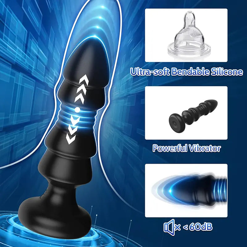 Remote Vibrating Butt Plug & G-Spot Stimulator