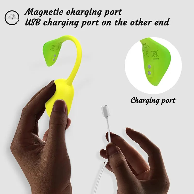 Little Bean Sprout Clitoral G-spot Vibrating Egg