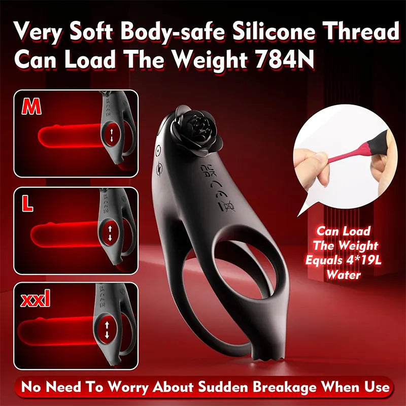 Multifunctional Couple Remote Control G-Spot Penis Ring