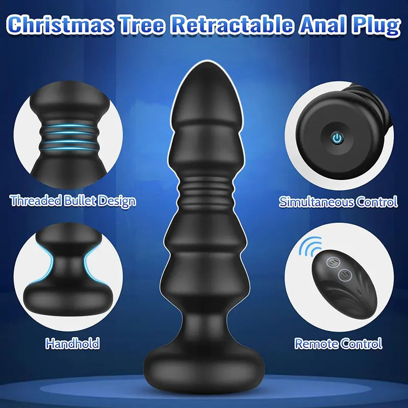 Remote Vibrating Butt Plug & G-Spot Stimulator