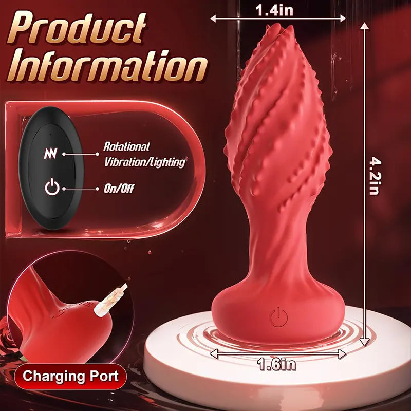 Remote Control Monster Rotating Anal Vibrator