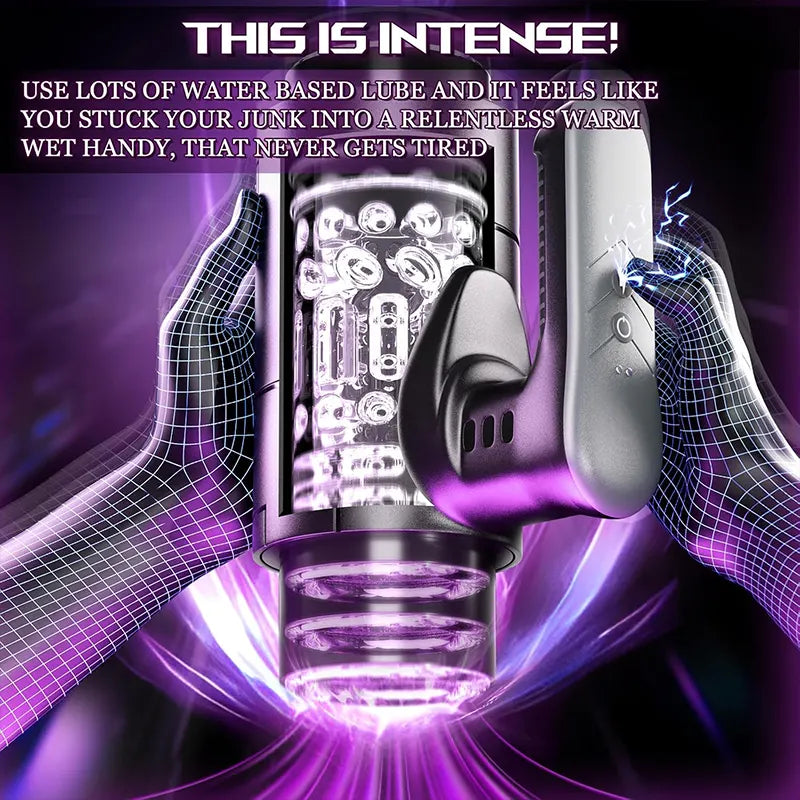 Thrusting Male Masturbator – 9-Mode Pocket Stroker
