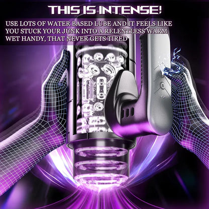 Thrusting Male Masturbator – 9-Mode Pocket Stroker