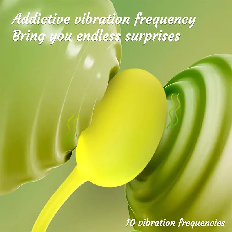 Little Bean Sprout Clitoral G-spot Vibrating Egg
