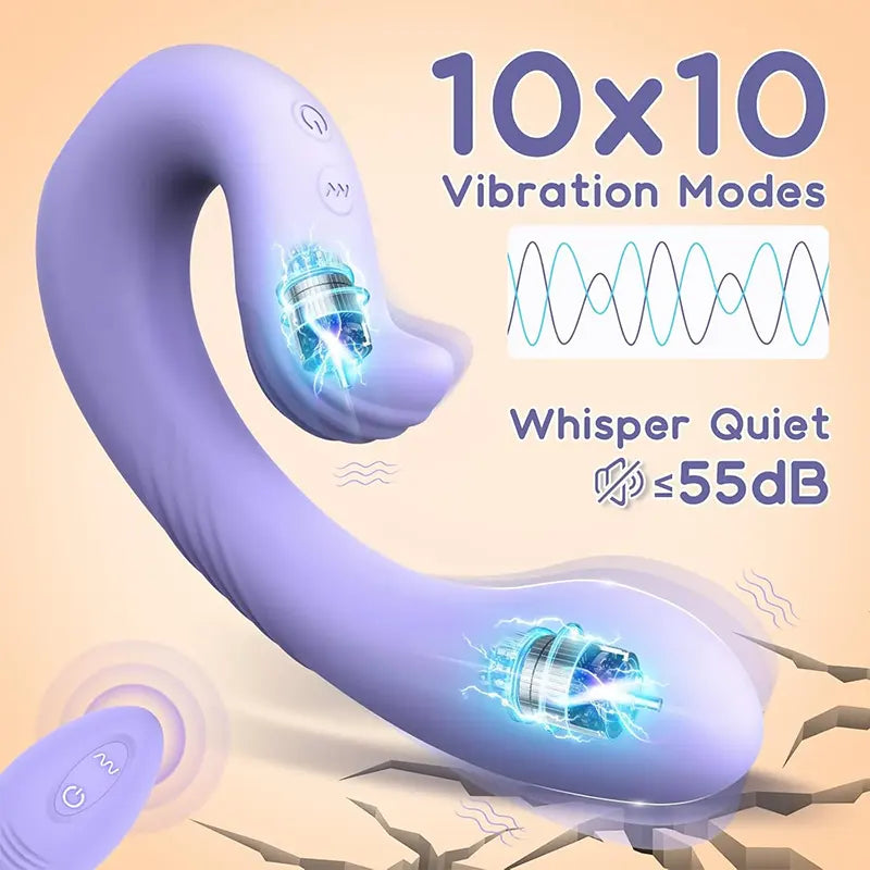 Wearable Dual Motor Pleasure Vibrator