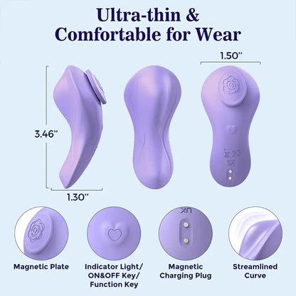 Magnetic Remote Clitoral Pleasure Stimulator