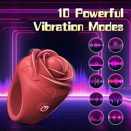 Rose Petal Mini Clitoral Vibrator