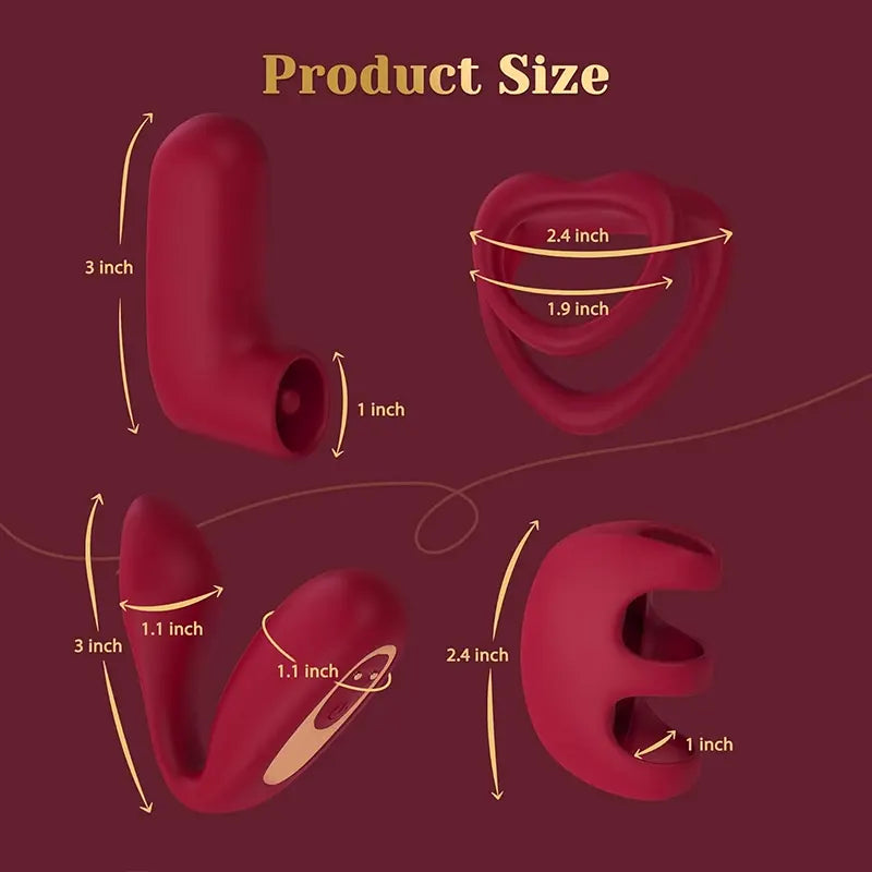 EuphoriaMax Versatile Couples Vibrator Kit