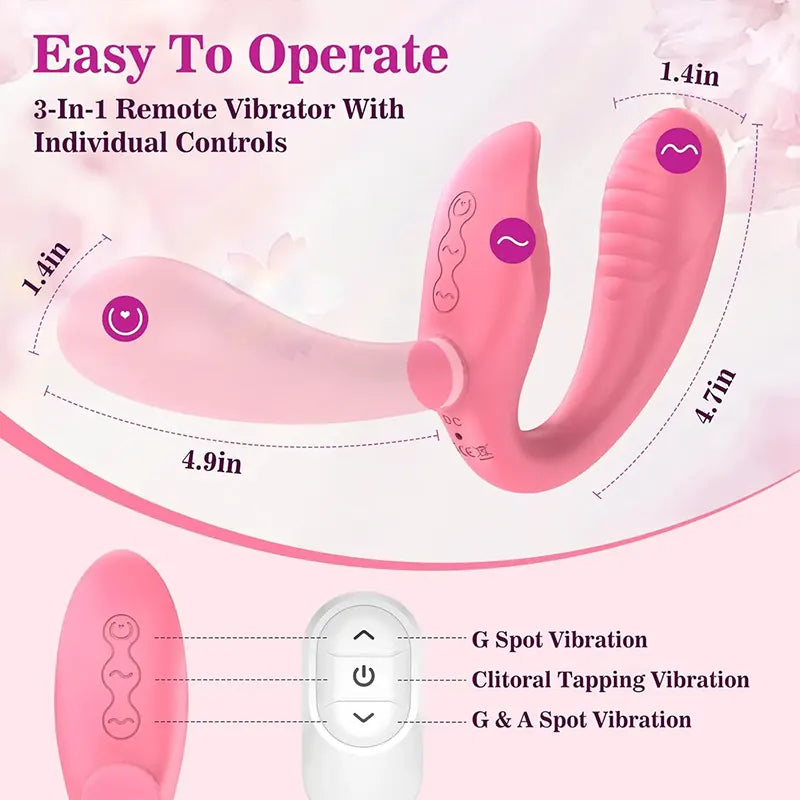 Couple's Dual Head Strap-on G-spot Vibrator